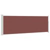 vidaXL Toldo lateral retr&aacute;til para p&aacute;tio 100x314 cm castanho