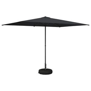 vidaXL Parasol de Jardim com Base Retangular 2 x 3 m Poli&eacute;ster