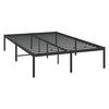 vidaXL Estrutura de cama 120x190 cm metal preto