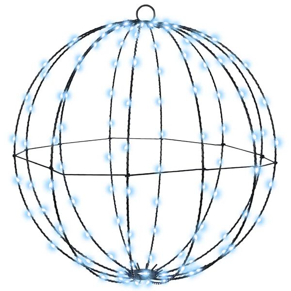 vidaXL Bola com 120 LEDs Branco frio 40,5 x 40,5 x 42 cm Metal