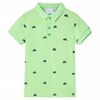 Polo de crian&ccedil;a verde n&eacute;on 116