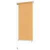 vidaXL Estore de rolo para exterior 60x230 cm bege