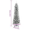 vidaXL &Aacute;rvore de Natal Artificial Branco 180 cm PVC, Metal e Pl&aacute;stico