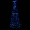 vidaXL &Aacute;rvore de Natal LED com Spikes 220 LEDs Azul 180 cm