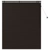 vidaXL Cortina Veneziana Marrom Escuro 125 x 160 cm 35 mm