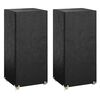vidaXL Capas cadeiras jardim 2 pcs 8 ilh&oacute;s 75x70x140 cm polietileno