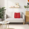 vidaXL Travesseiro para Costas Vermelho 45 x 24 x 50 cm tecido