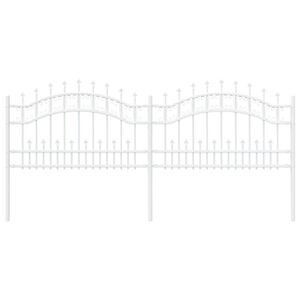 vidaXL Cerca para Jardim KAMPEN Branco