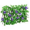 vidaXL&nbsp;Treli&ccedil;a de hera artificial extens&iacute;vel 180x30 cm verde