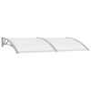vidaXL Toldo de porta 200x100 cm PC cinzento