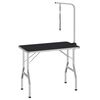 vidaXL Mesa de aliciamento com um la&ccedil;o ajust&aacute;vel, p/ c&atilde;o, gato