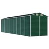 vidaXL Abrigo de jardim 191x725x198 cm a&ccedil;o galvanizado verde