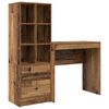 vidaXL Mesa Madeira antiga 125,5 x 40 x 127 cm 2 unid.