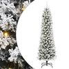 vidaXL &Aacute;rvore de Natal Artificial Branco 240 cm PVC, Metal e Pl&aacute;stico