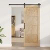 vidaXL Porta Interna ORKDAL Castanho 83 x 211 cm Contraplacado
