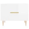 vidaXL Mesas de centro 2 pcs 50x50x40 cm branco brilhante