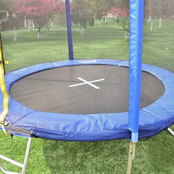 Trampolim 10"(&Phi;=305cm) com rede, escada e cobertura para chuva