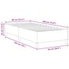 vidaXL Cama Box Cinza Escuro 90 x 190 cm Veludo