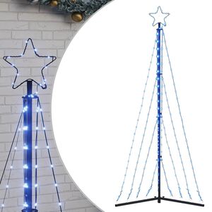 vidaXL LED &Aacute;rvore de Natal 339 LEDs Azul 187 cm