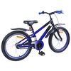 vidaXL Bicicleta Infantil 20 Polegadas para 6-11 Anos Azul Preto