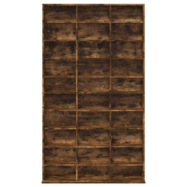 vidaXL Arm&aacute;rio p/ CD 102x23x177,5 cm derivados madeira carvalho fumado