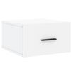 vidaXL Mesa de cabeceira montagem na parede 35x35x20 cm branco