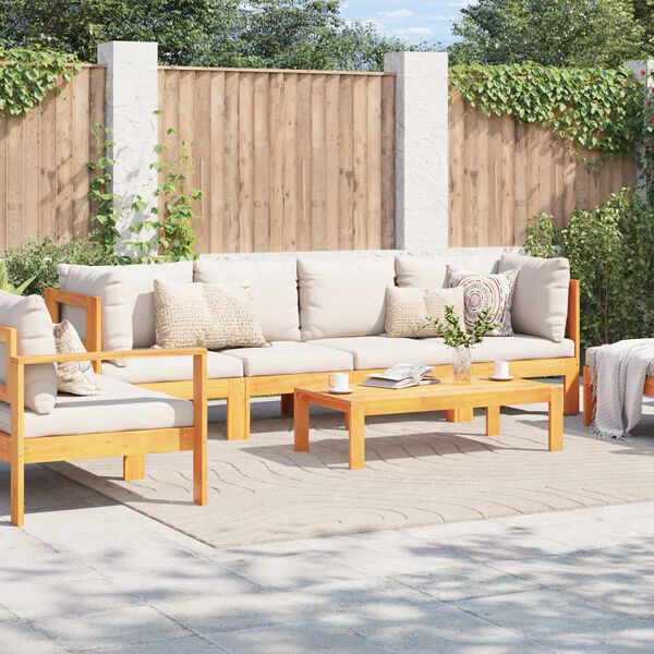 vidaXL Tapetes de &aacute;rea Quadrado PALMERAS Bege 240 x 240 cm Poli&eacute;ster