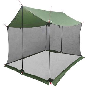 vidaXL Barraca de Camping com Paredes de Malha Verde