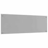 vidaXL Painel de cozinha 2 pcs Cinzento-claro 120 x 40 cm
