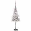 vidaXL &Aacute;rvore de Natal com 150 LEDs com suporte Branco 120 cm PE e A&ccedil;o