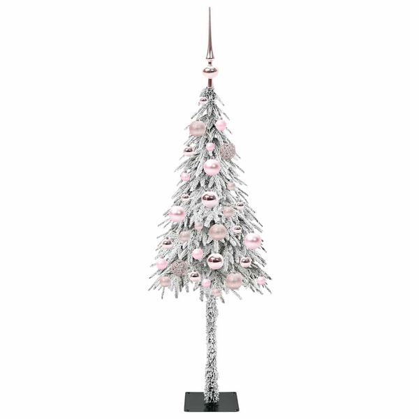 vidaXL &Aacute;rvore de Natal com 150 LEDs com suporte Branco 120 cm PE e A&ccedil;o