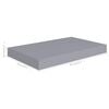 vidaXL Prateleiras de parede suspensas 2 pcs 40x23x3,8cm MDF cinza