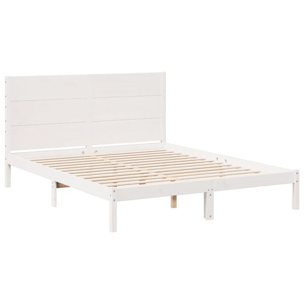 vidaXL Cama extra longa sem colch&atilde;o 140x220 cm madeira maci&ccedil;a