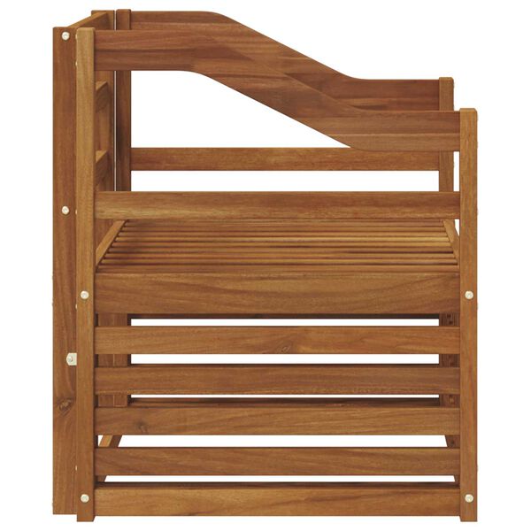 vidaXL Conjunto de Sof&aacute;s para Exterior Natural 67 x 63 x 73 cm