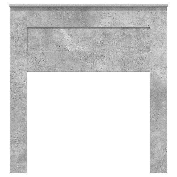 vidaXL Cabeceira Cinzento 90 cm Madeira processada