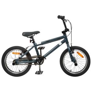 vidaXL BMX 16 Polegadas para 5-8 anos Cinzento-Escuro
