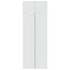 vidaXL Arm&aacute;rio de arruma&ccedil;&atilde;o 80x42,5x225 cm derivados de madeira branco