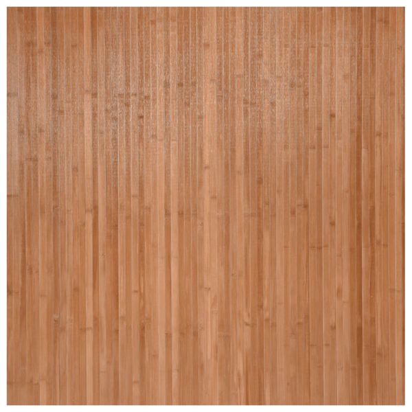 vidaXL Tapete retangular 100x100 cm bambu cor natural