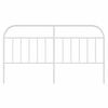 vidaXL Cabeceira de cama 180 cm metal branco