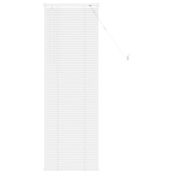 vidaXL Cortina Veneziana Manual Ajust&aacute;vel Branco 150 x 40 cm PVC