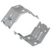 vidaXL Suporte 2 Revestido de zinco 106 x 55 x 1,5mm A&ccedil;o