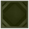 vidaXL Floreira 2 pcs Verde Oliva 50 x 50 x 50 cm A&ccedil;o