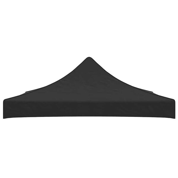 vidaXL Teto para tenda de festas 3x3 m 270 g/m² preto
