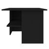 vidaXL Mesa de centro 90x60x46,5 cm contraplacado preto