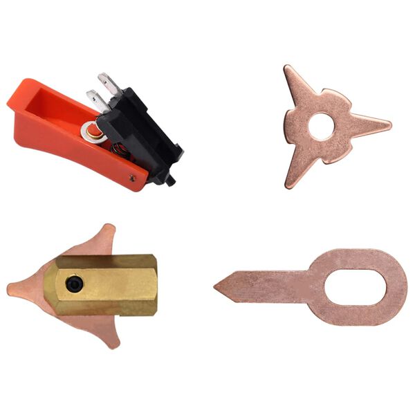 vidaXL 86 pcs conjunto de repara&ccedil;&atilde;o de mossas com soldador