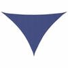 vidaXL Para-sol estilo vela tecido oxford triangular 2,5x2,5x3,5m azul