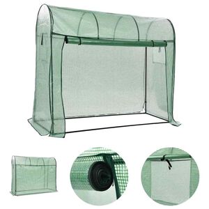 vidaXL Estufa de porta com fecho de correr 200x80x170 cm