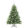 vidaXL &Aacute;rvore de Natal Artificial com 150 LEDs Verde 150 cm PE e PVC