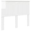 vidaXL Cabeceira Branco Brilhante 120 cm Madeira processada