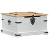 vidaXL storage box Branco 78 x 78 x 45 cm Madeira de Pinheiro S&oacute;lida
